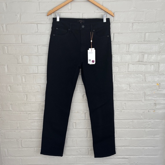 NWT Quince Black Bella Stretch Straight Jeans Size 29 - Picture 9 of 16